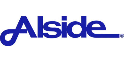 A full color 600x300 webp image of Alside brand logo used by CAT Exteriors.