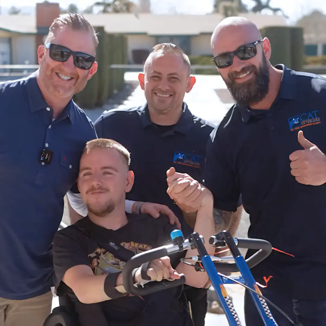 A full color 1080x1080 webp image of another person supported through CAT Exteriors' assistance programs.