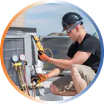 A full color 150x150 webp image representing CAT Exteriors' HVAC service.