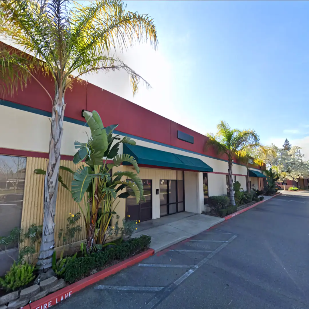 A full color 1080x1080 webp image of CAT Exteriors' office in Sacramento, California.