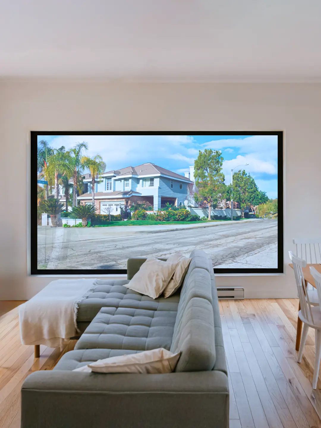 A full color 1080x1440 webp image of a completed picture window installation by CAT Exteriors.